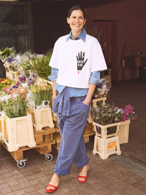 Oversized Statement T-Shirt (GOTS) from LANIUS