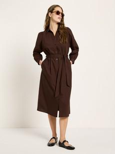Dress with ruffles (GOTS) via LANIUS
