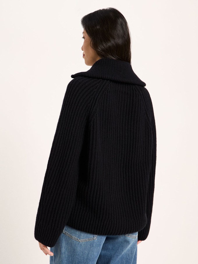 Ribbed Cardigan (GOTS) from LANIUS