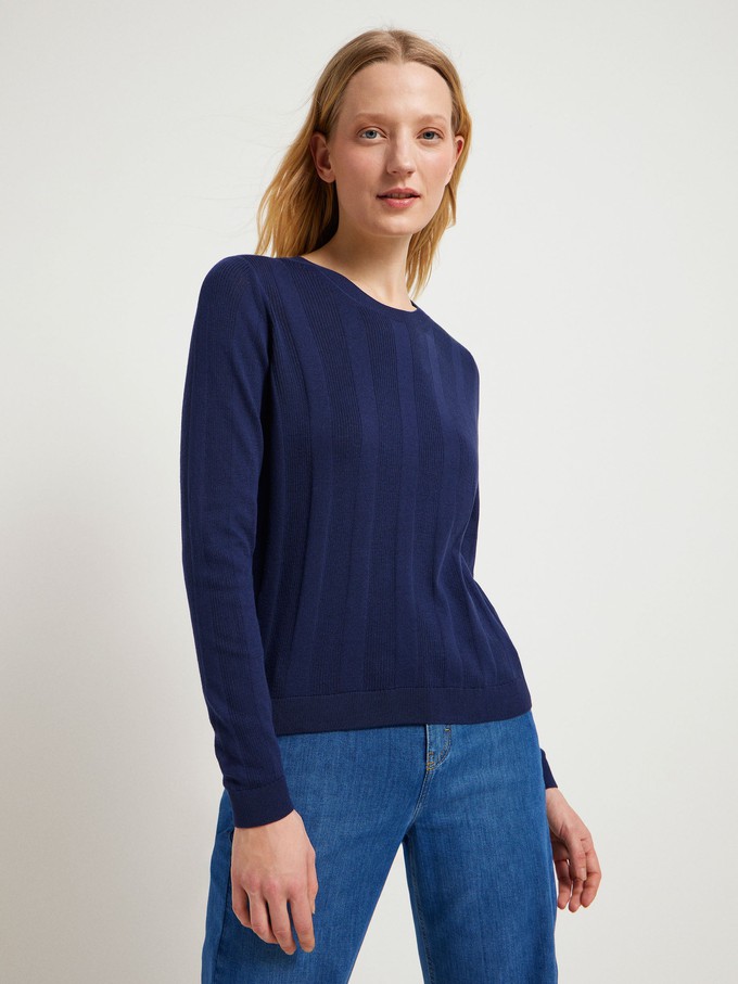 Pullover mit breiter Rippe (GOTS) from LANIUS