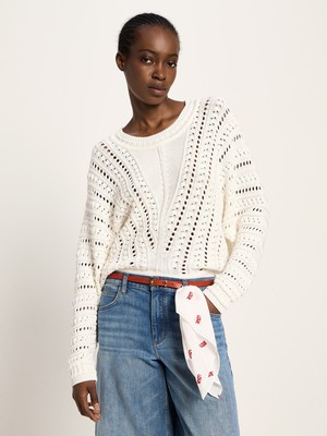 Openwork sweater (GOTS) from LANIUS