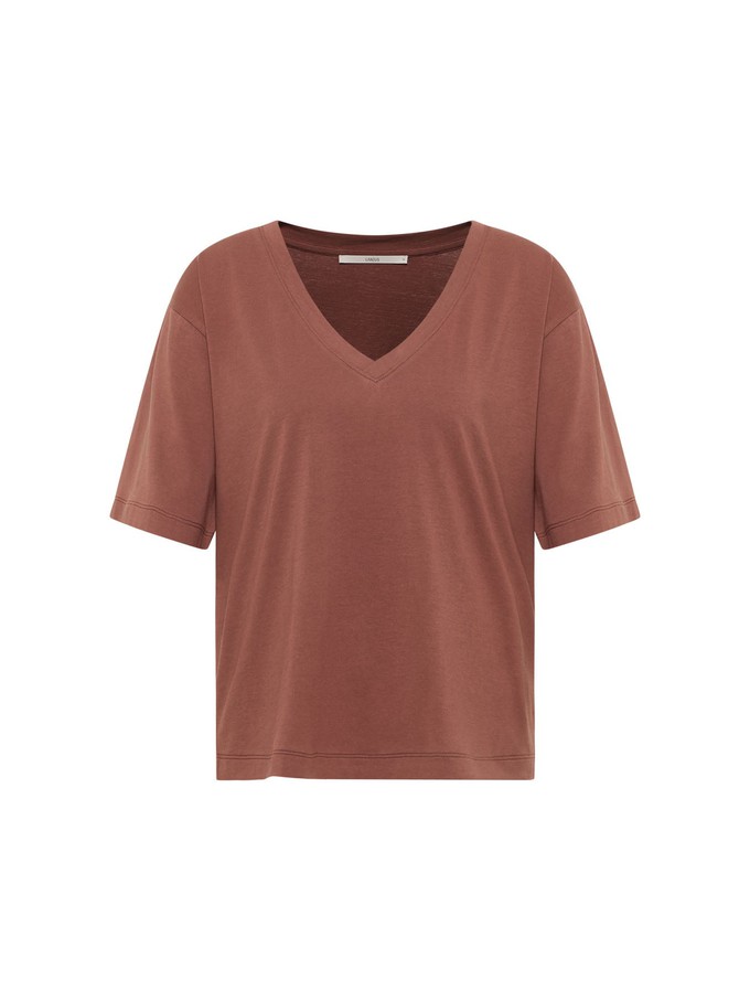 V-neck shirt (GOTS) from LANIUS