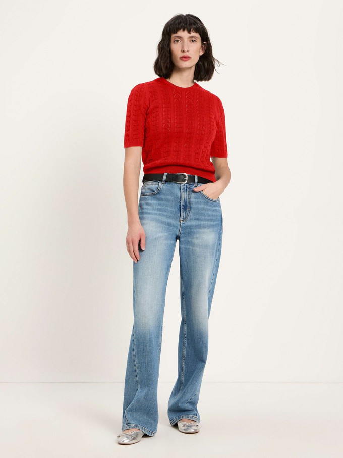 short-sleeved sweater (GOTS) from LANIUS
