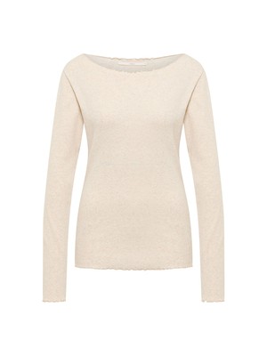 Boat-neck shirt (GOTS) from LANIUS
