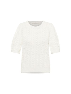 short-sleeved sweater (GOTS) from LANIUS