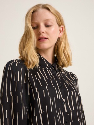3/4-sleeve blouse print irregular from LANIUS