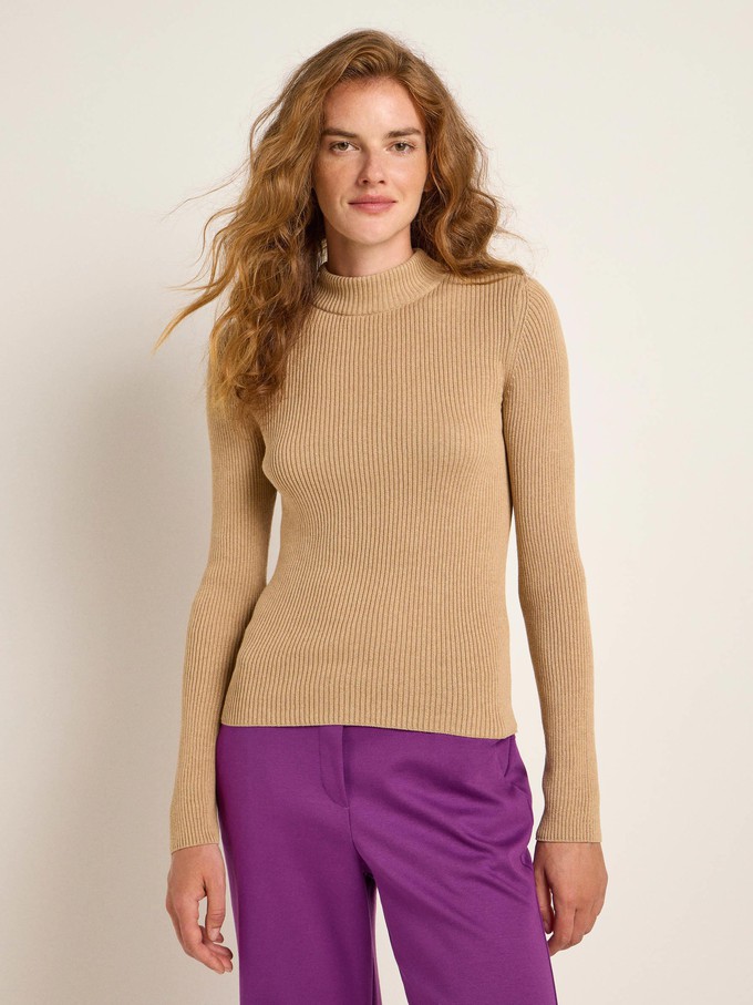 Stand-up collar sweater (GOTS) from LANIUS