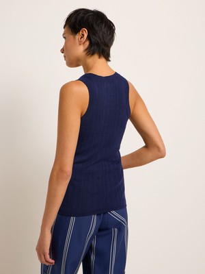 Rib knit top (GOTS) from LANIUS