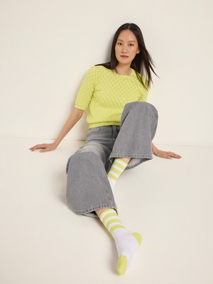 Colourblock socks (GOTS) from LANIUS