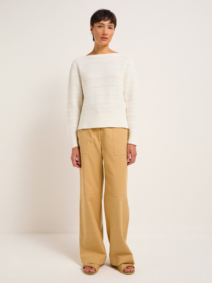 Submarine sweater with structure (GOTS) from LANIUS