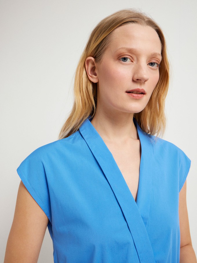 Dress with shawl collar (GOTS) from LANIUS