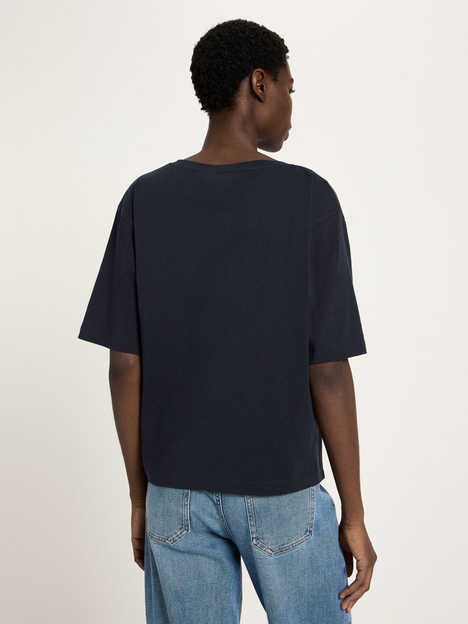 V-neck shirt (GOTS) from LANIUS