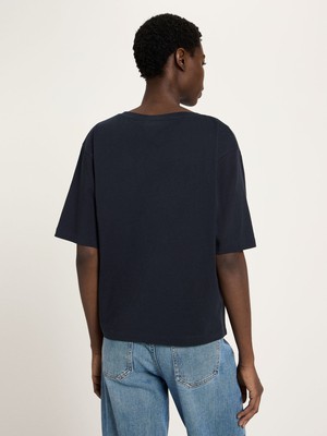 V-neck shirt (GOTS) from LANIUS
