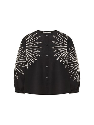Embroidered blouse (GOTS) from LANIUS