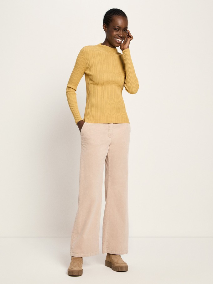 Ribbed sweater (GOTS) from LANIUS