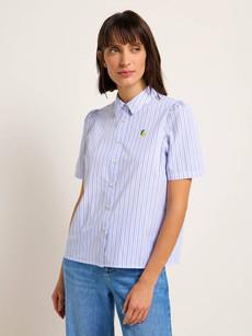 Shirt blouse with stripes (OCS) via LANIUS