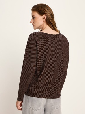 Shirt (GOTS) with V-neck from LANIUS