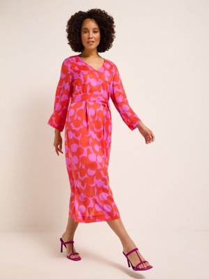 Midi Dress Print Graphic Dots from LANIUS