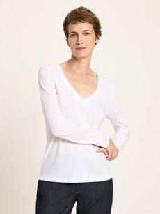 V-neck shirt (GOTS) via LANIUS
