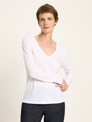 V-neck shirt (GOTS) from LANIUS