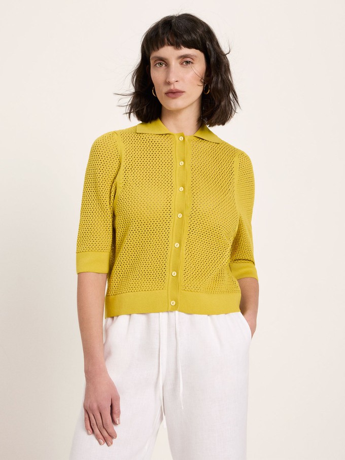 Short-sleeved cardigan (GOTS) from LANIUS