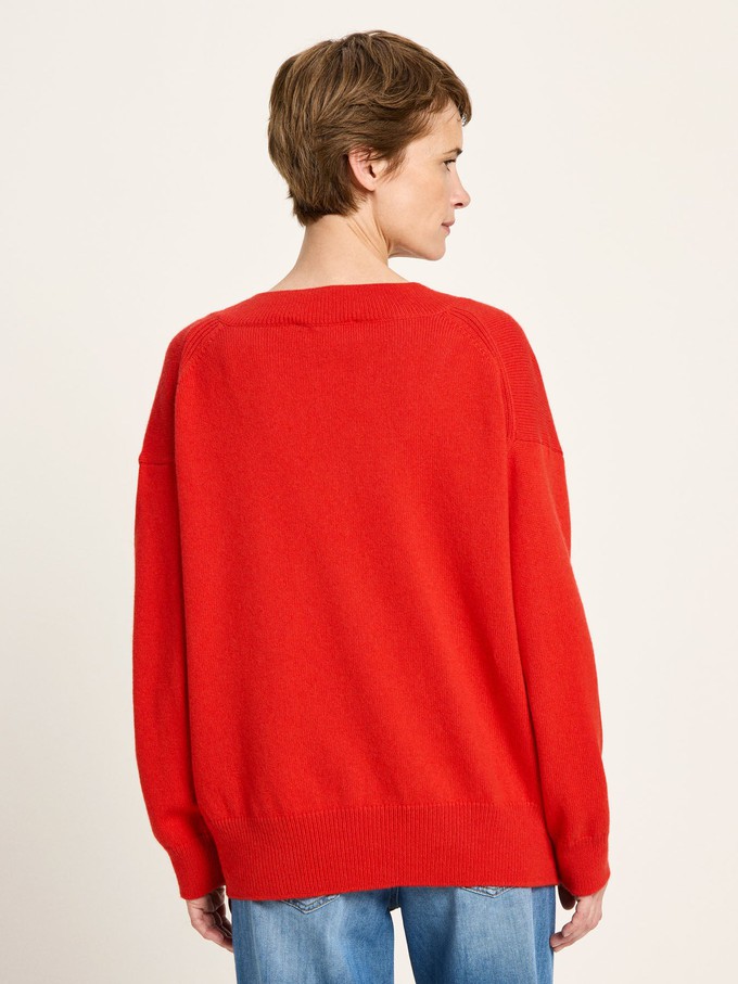 V-neck sweater (GOTS) from LANIUS