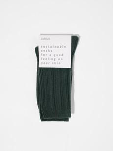 Rib knit socks (GOTS) via LANIUS