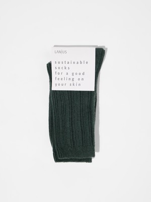 Rib knit socks (GOTS) from LANIUS