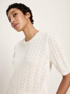 short-sleeved sweater (GOTS) via LANIUS