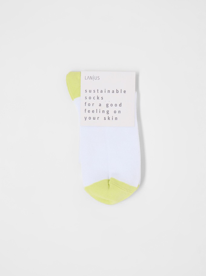 Colourblock socks (GOTS) from LANIUS