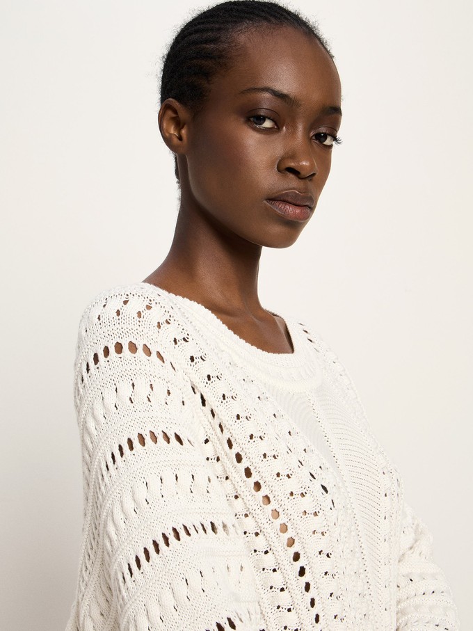 Openwork sweater (GOTS) from LANIUS