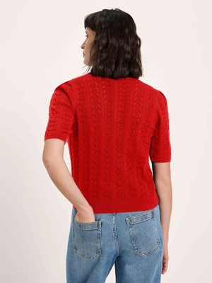 short-sleeved sweater (GOTS) from LANIUS