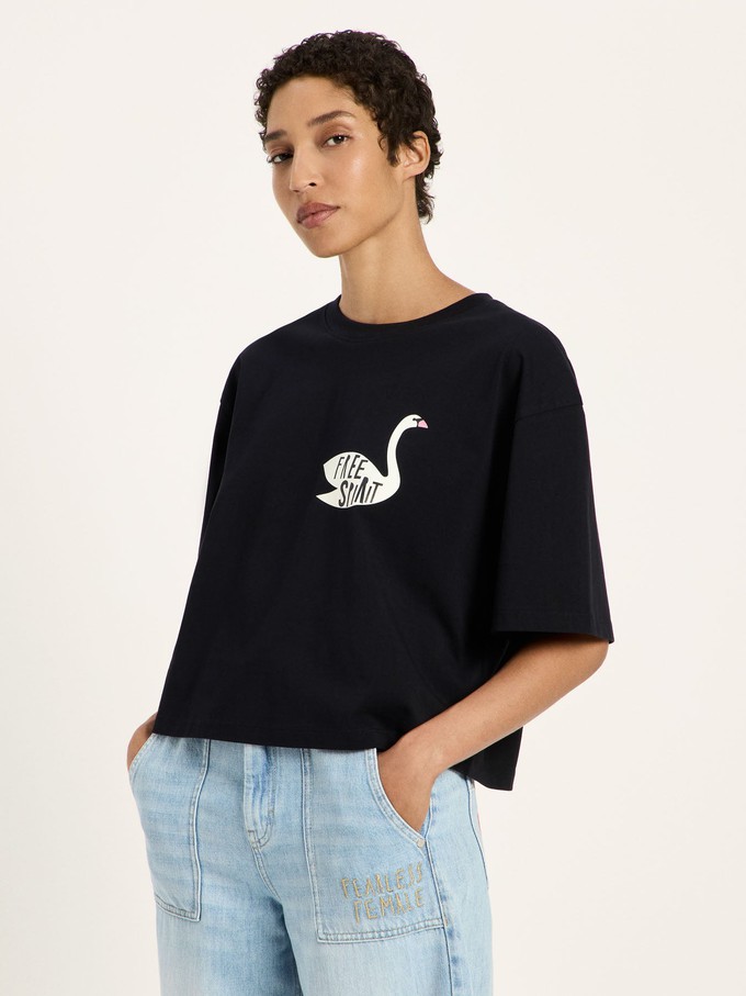 Oversized Statement T-Shirt (GOTS) from LANIUS
