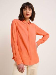 Shirt blouse with structure via LANIUS