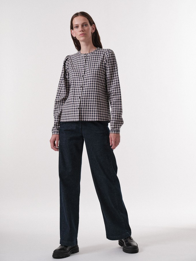 Check blouse from LANIUS