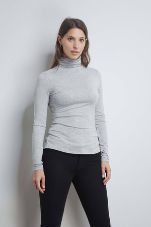 Roll Neck Micro Modal Top from Lavender Hill Clothing