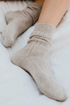 Cashmere Socks via Lavender Hill Clothing