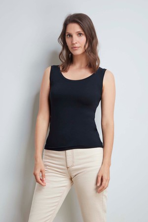 Sleeveless Micro Modal Vest Top from Lavender Hill Clothing