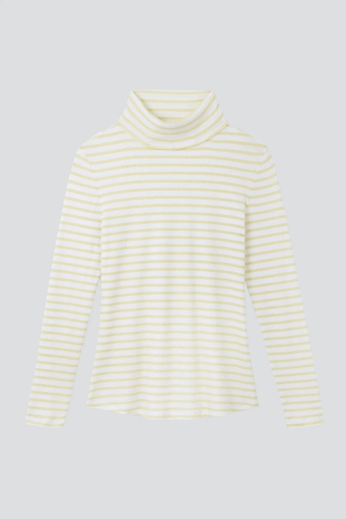Striped Cotton Roll Neck (Sale) from Lavender Hill Clothing