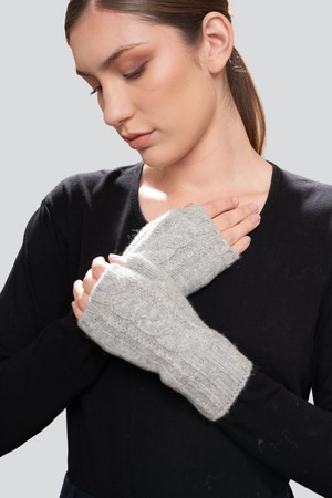 Alpaca Wristwarmers from Lavender Hill Clothing