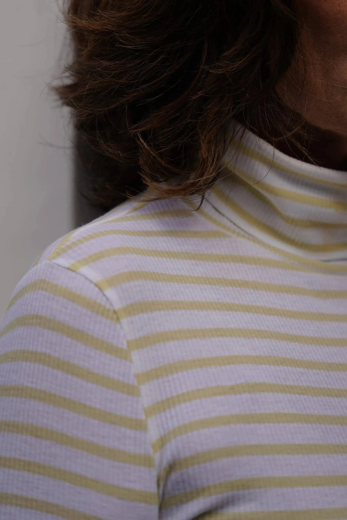 Striped Cotton Roll Neck (Sale) from Lavender Hill Clothing