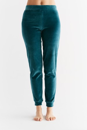 1466-063 | Women velour Pant - Fir from Leela Cotton