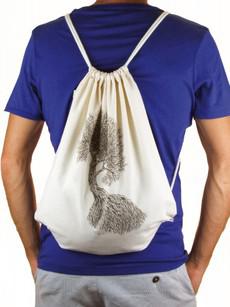 Life-Tree Fairwear Organic Sportsbag White via Life-Tree