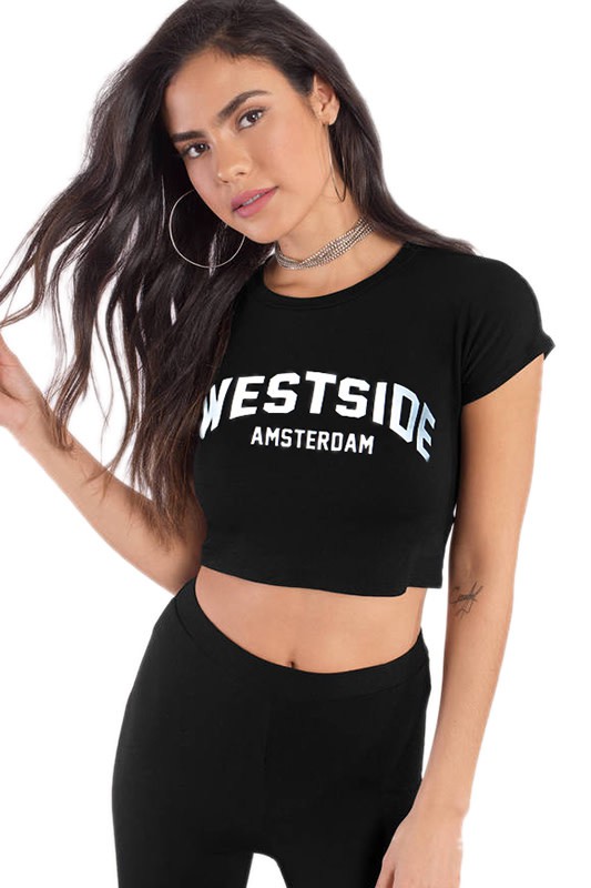 Westside Amsterdam T-shirt - Crop from Loenatix