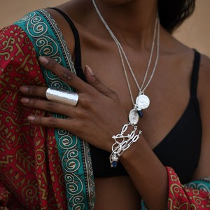 Hammered Anjuna Ring Silver from Loft & Daughter