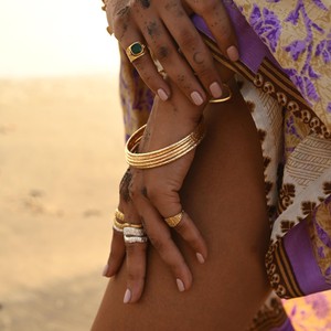 Fearless Affirmation Stacking Ring Silver from Loft & Daughter