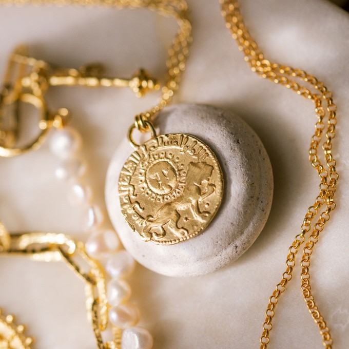 Relic Coin Pendant Silver Outlet from Loft & Daughter