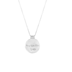 You Got This/ Athena Long Pendant Silver from Loft & Daughter