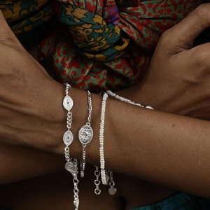 Baby Courage Stacking Bracelet Silver from Loft & Daughter