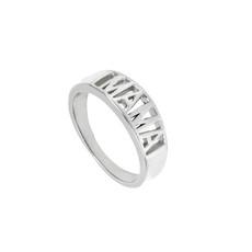 Mama Signet Ring Silver via Loft & Daughter